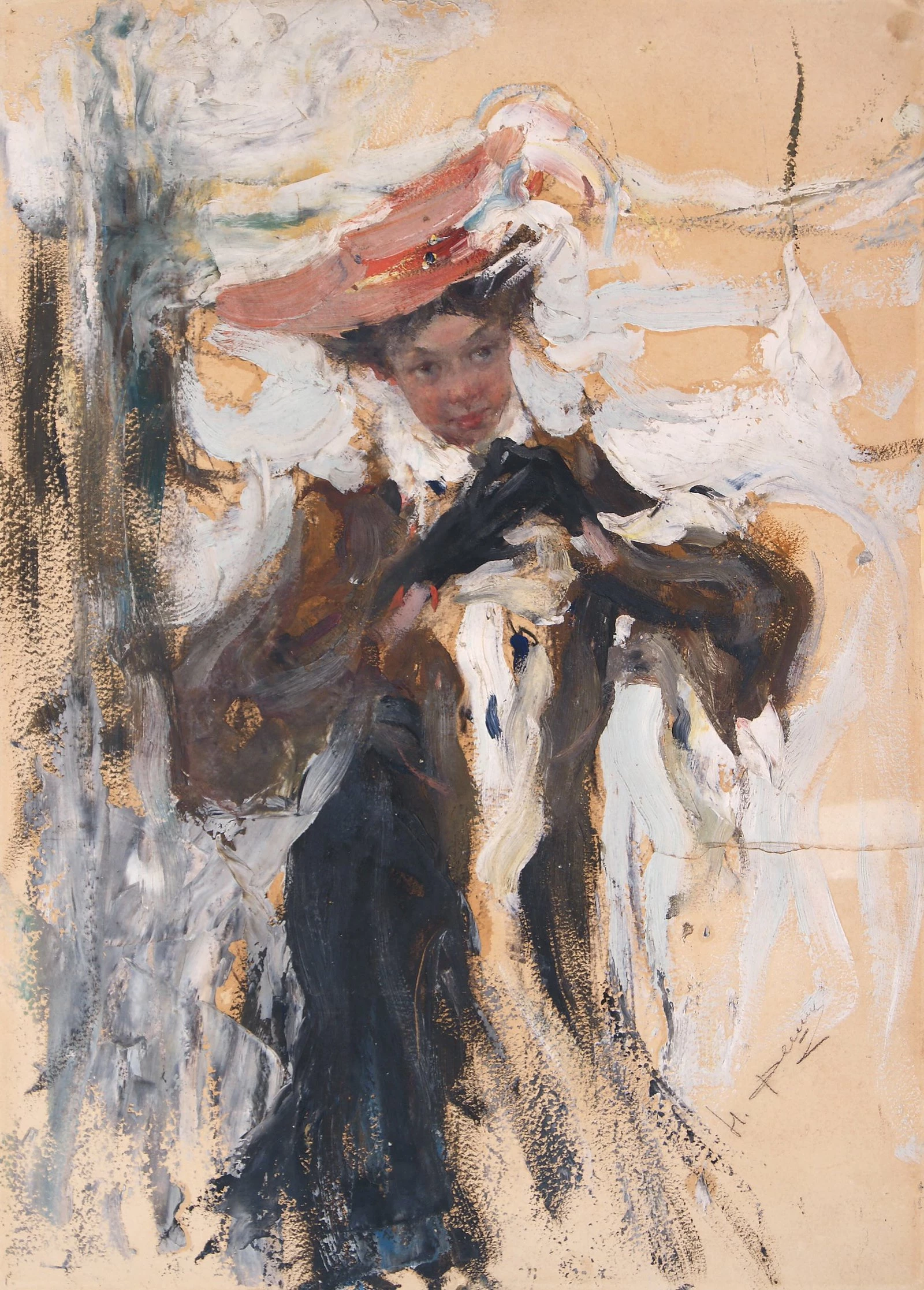 Николай Фешин. Дама в черном. 1908–1923 © БУ «Чувашский государственный художественный музей» Минкультуры Чувашии